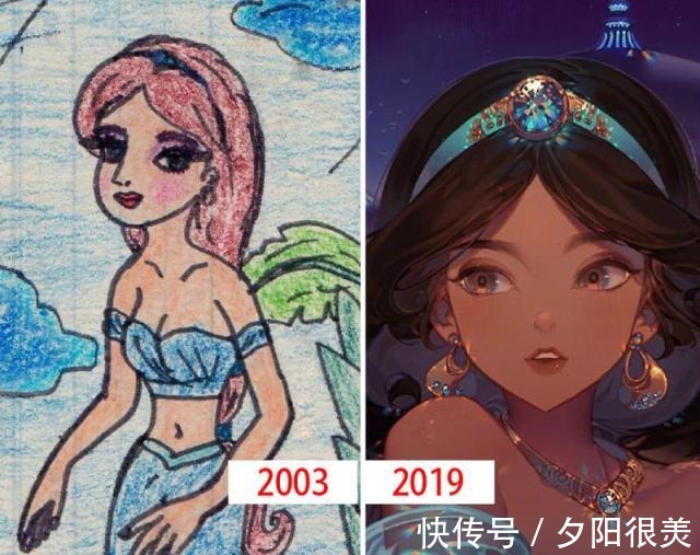 陈近南|画师进化录过去与现在的画力比较,只要不放弃你也能成为神画师