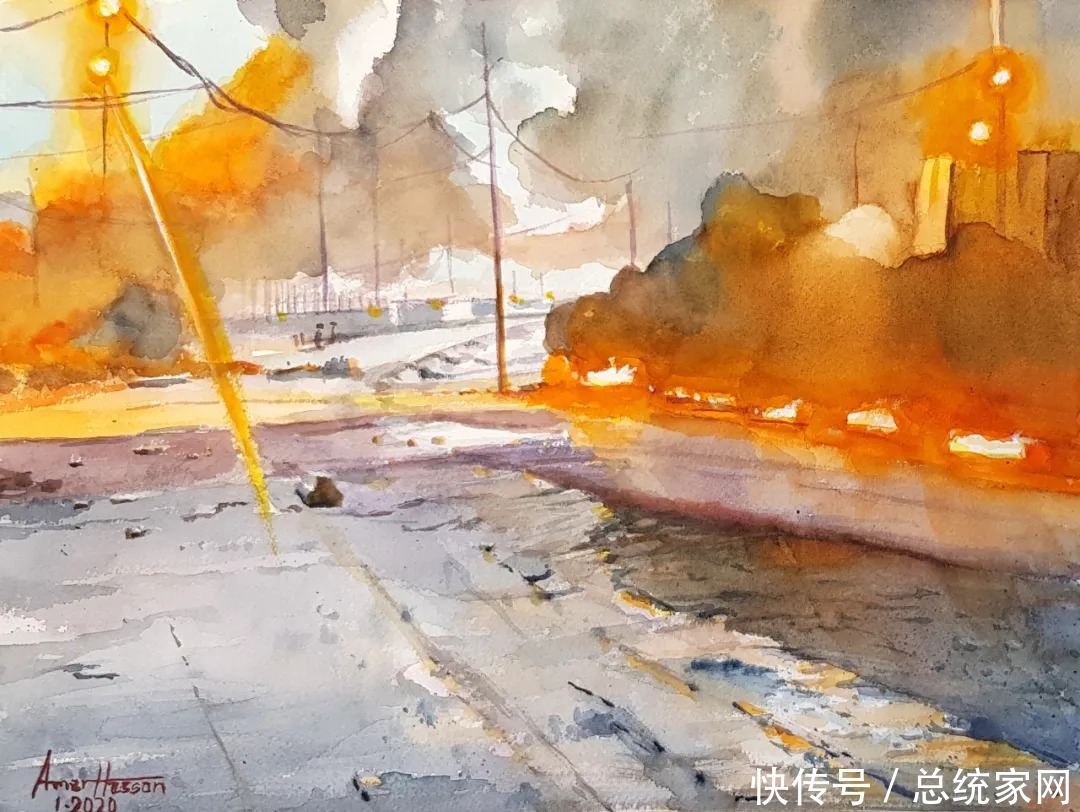 「第七届水彩节特邀嘉宾」AMER HASSAN 艺术作品展