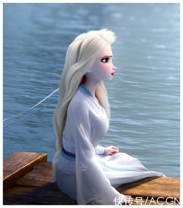 汉服|同人大佬帮艾莎女王“买衣服”啦,旗袍JK汉服都给她安排上