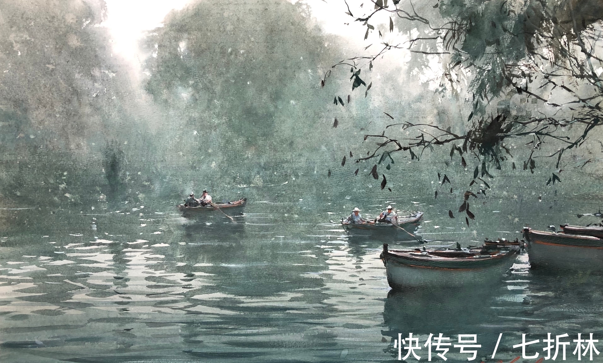 终身成就奖$他是外光绘画终身成就奖得主,他是水彩艺术大师Joseph Zbukvic