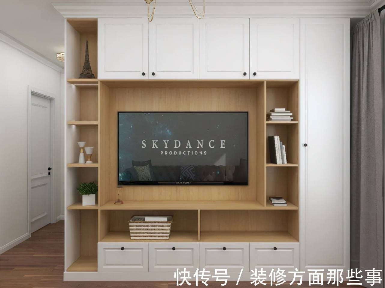 嵌入式|150平装修成现代风,一进门就看到悬空鞋柜,洗衣机挂在马桶上