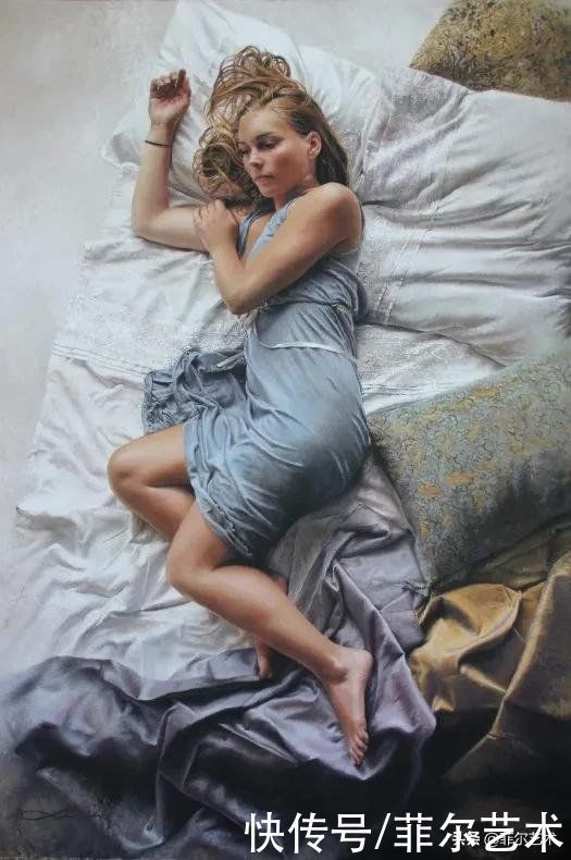 艺术学院$法国女粉彩大师,描绘的女性之美,细腻柔和