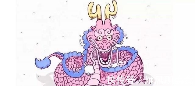 卡普|海贼王:这就是长大后的桃之助,真龙形态霸气不虚凯多