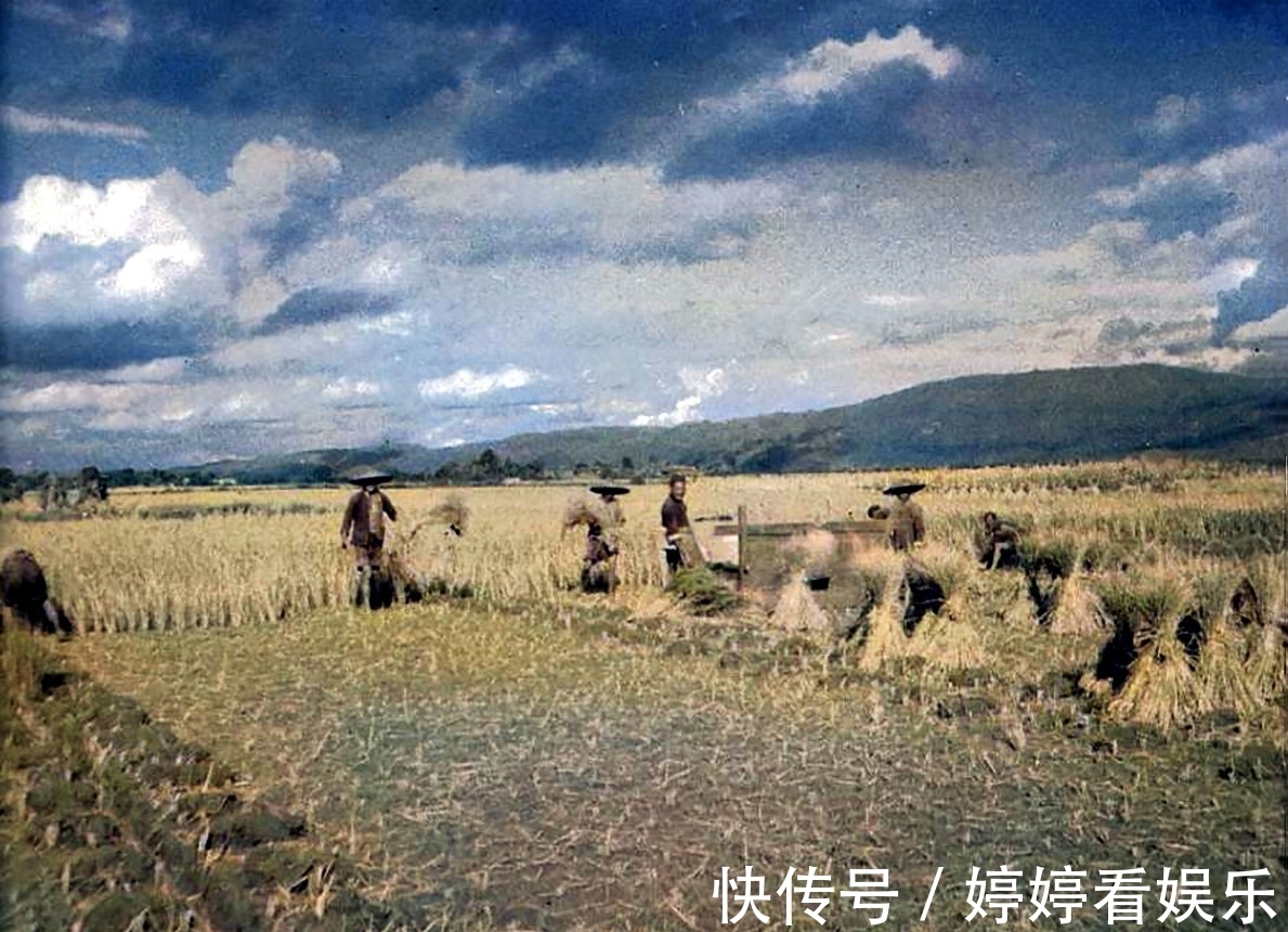 老照片|老照片：1944年的昆明寻甸羊街附近，如诗如画古乡村风情