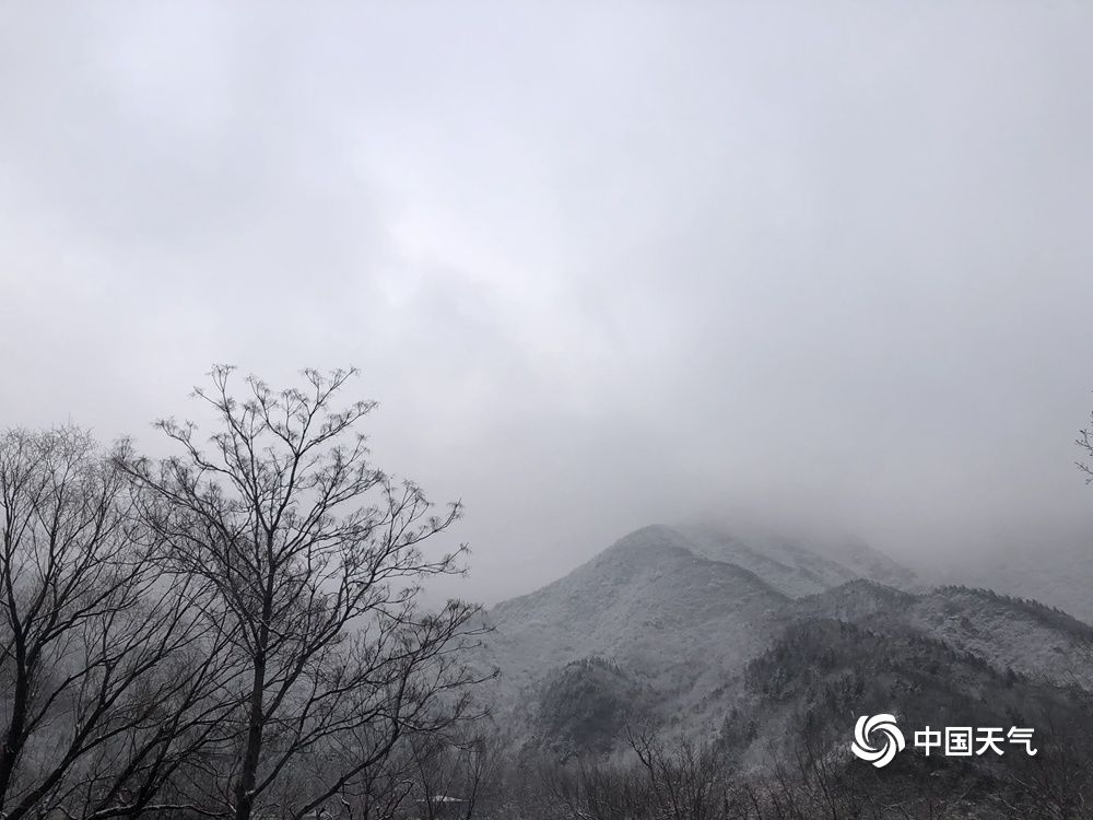 溶洞|朦胧美！雪后北京群山云雾缭绕 宛如世外桃源