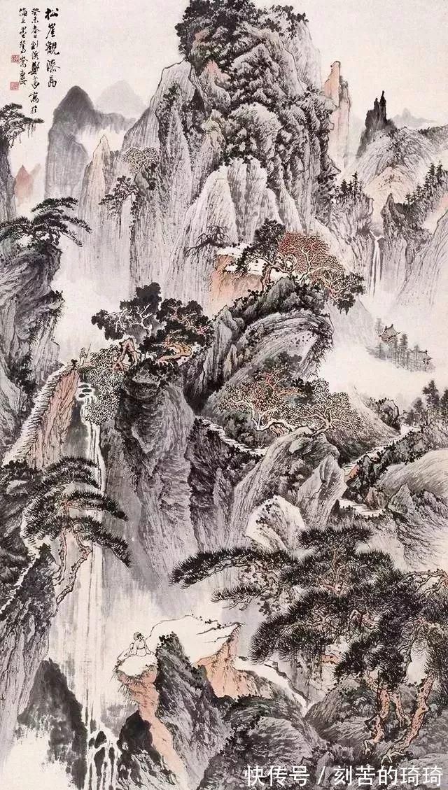 郑午昌@民国竟然有这样一位山水画大家,极为罕见,太美了!