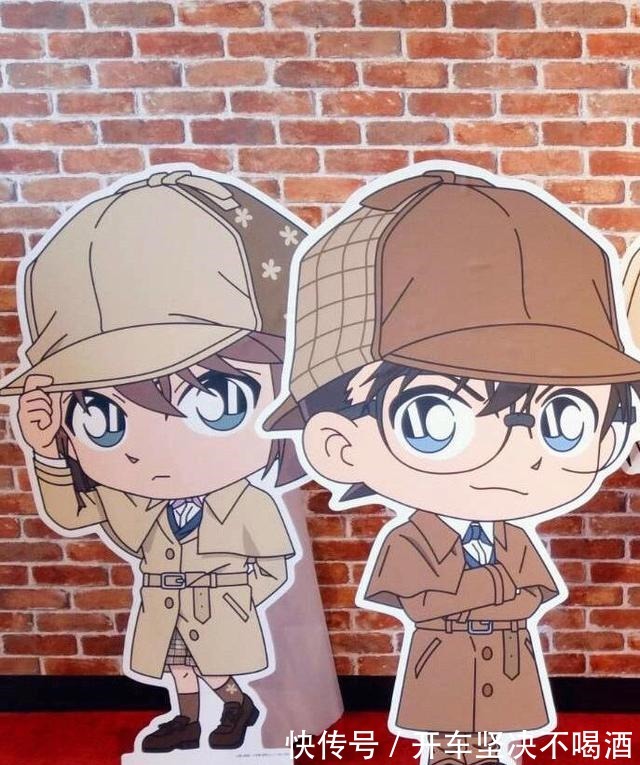 江户川柯南|名侦探柯南Q版福尔摩斯造型立牌,怪盗基德失去换装资格!