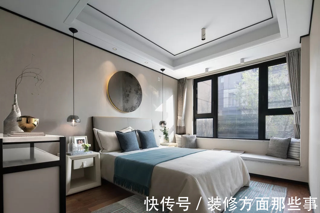 小天地|163平新中式四居室,感受清爽,开启一天的惬意精致