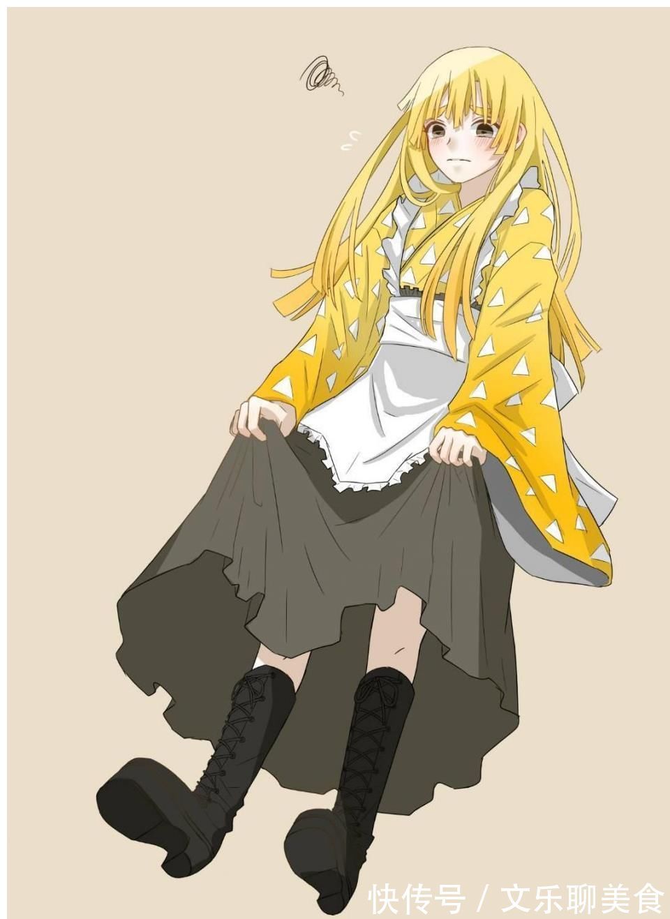 无一郎|《鬼灭之刃》角色“性转”,炭治郎变娇羞少女,祢豆子撞脸“无惨”
