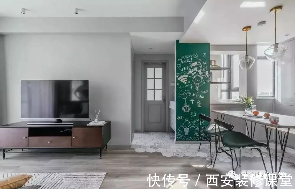 婚房|两套小公寓打通成一套,打造95㎡现代婚房