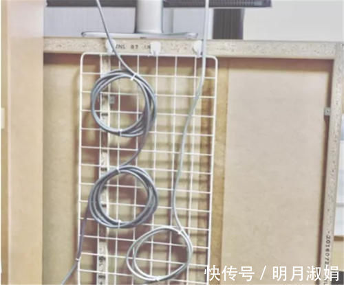 文件袋|整理电线不要只用收纳盒！学学日本主妇网格架＋束线收纳法，超实用
