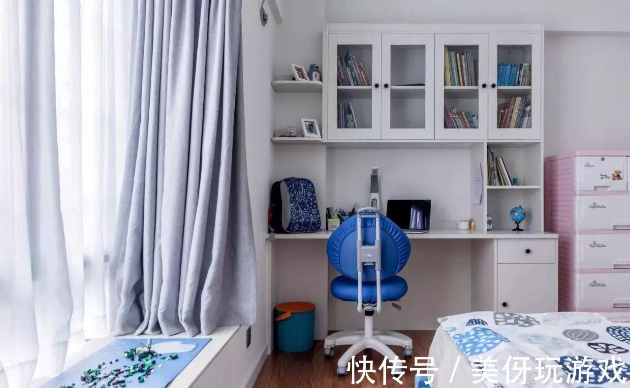 台面|小户型：小卧室一定要装个书桌柜，不占空间还可以当书房用！