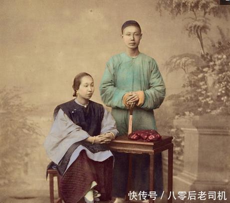 老照片|晚清女性彩色老照片眉目清秀的千金小姐，气质端庄的妇人！