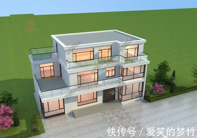 别墅|回老家建房,简约大气的现代风格,符合年轻人审美