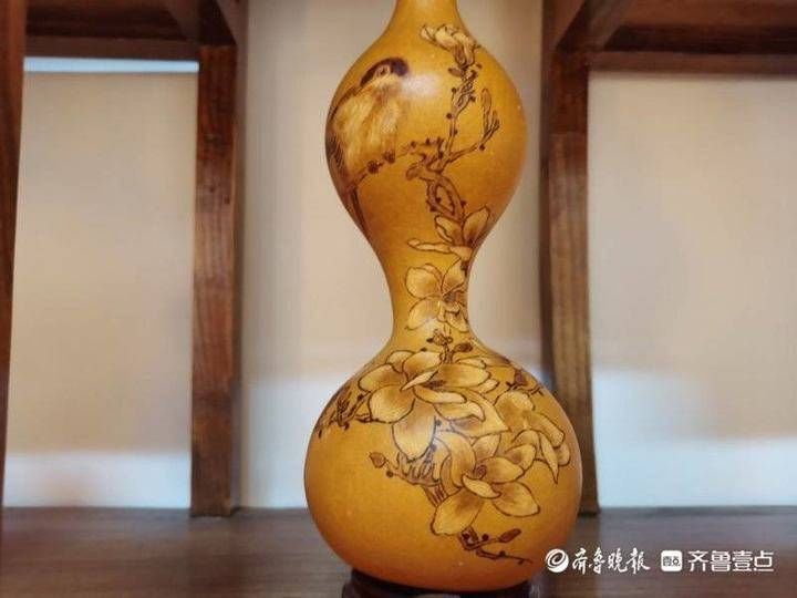  火墨|走近非遗泰山宋氏烙画葫芦，演绎“火墨”工艺传奇