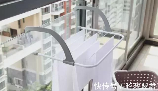 隐形晾衣架|别人家颜值爆表的休闲区阳台,衣服到底是怎么晾的?