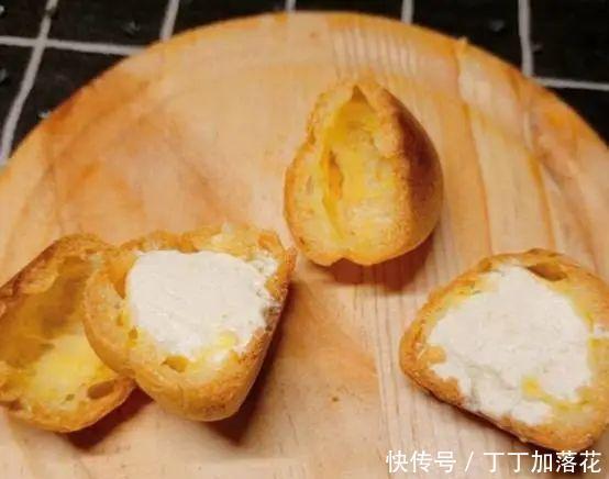 光滑|甜点奶油酥,将面糊搅拌成光滑光滑的状态