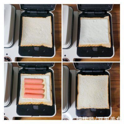 唇齿|简简单单、百吃不腻的火腿肠三明治一口下肚，唇齿留香