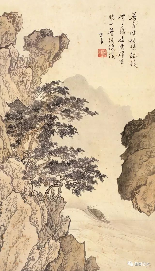 张大千&溥儒画舟，千姿百态