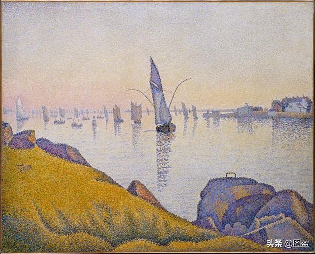 印象派|西尼亚克法国新印象派画家,曾与修拉合作,帮助了印象派的发展