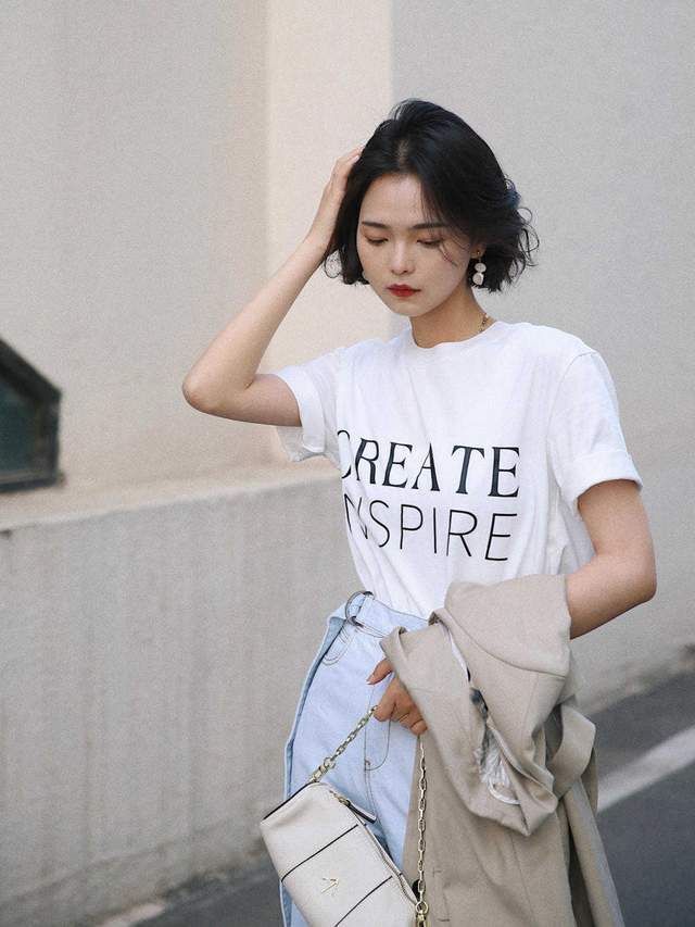 有气质|果然,西服外套还是配“牛仔裤”才洋气,显高显瘦,关键还耐看