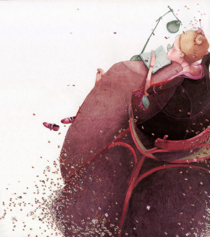 海贝卡·朵特梅-!插画师海贝卡·朵特梅-喜欢用不透明水彩作画,人物造型充满想象力并带有诡异气质