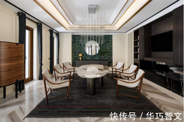 法式|1800㎡现代顶奢大宅，这才是真正的法式高定精神