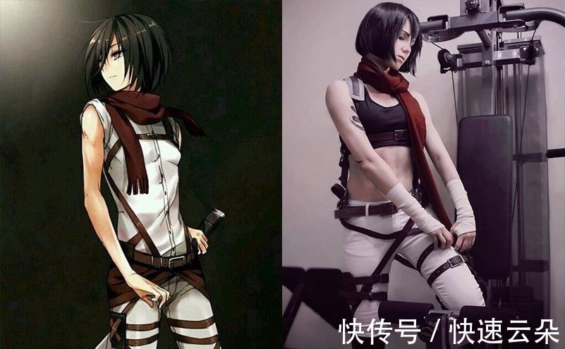 COSPL《进击的巨人》神级COSPLAY，埃尔文团长神似美队，兵长岂止1米6