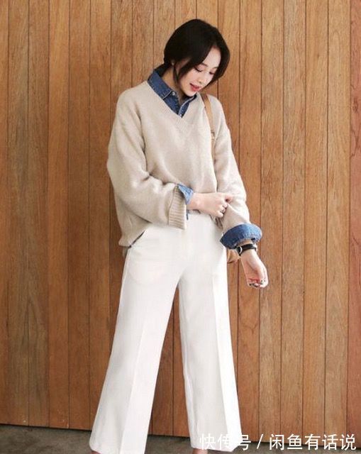 冬天 阔腿裤收起来吧,今年冬天流行“打底裤”外穿,袜子裹着穿超时髦