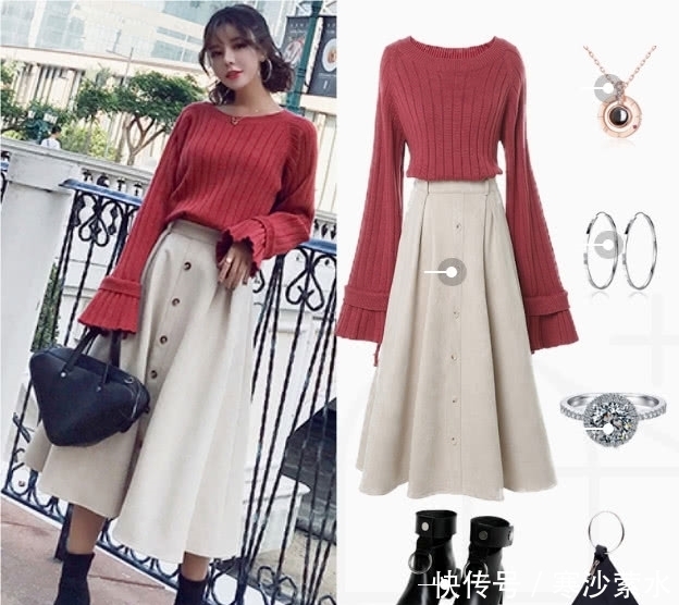 初春如何搭配“纱裙”？40岁女人穿这三件上装，嫩的像小姑娘