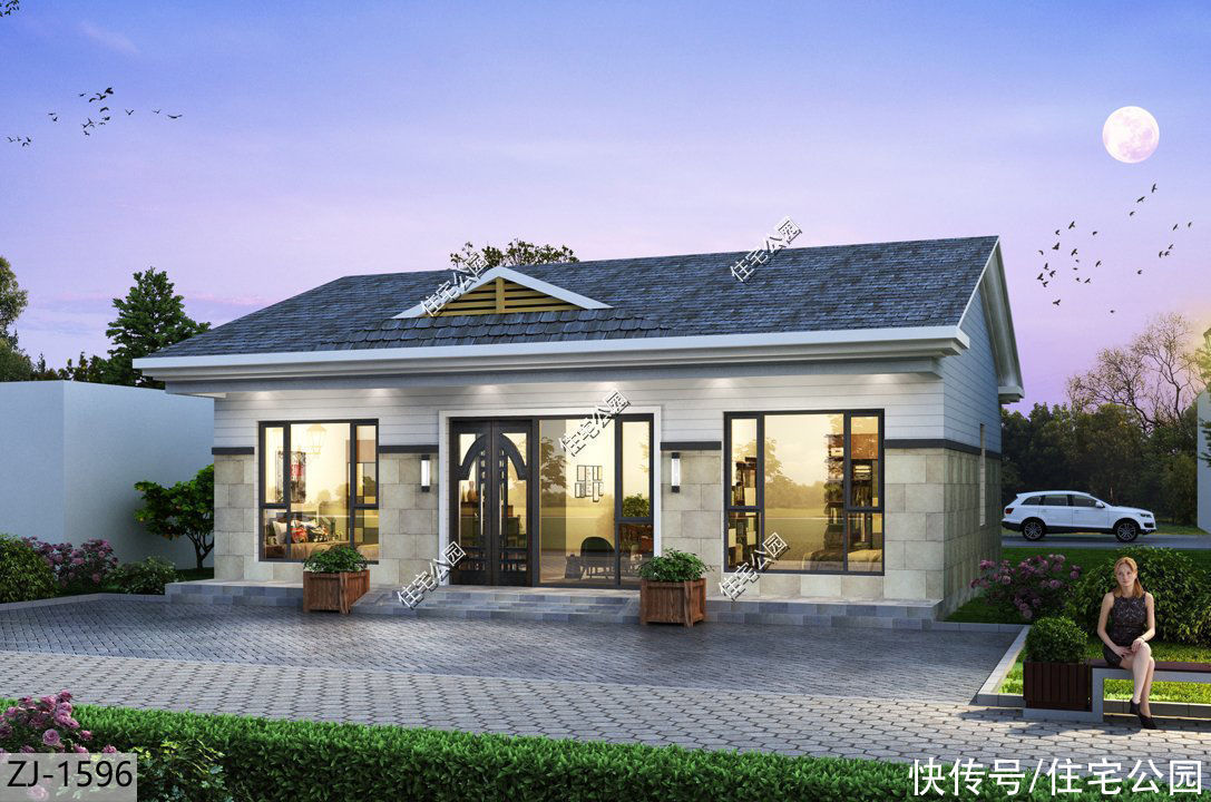 占地面积|农村盖房的好月份,10套一层户型奉上,第3套造价低第6套特别美