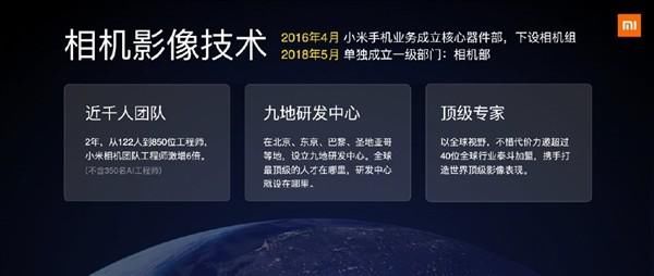 相机|小米拍照进步神速雷军：相机部已有千人团队 超40多位行业泰斗加盟