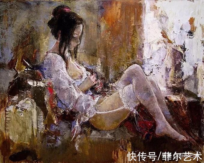雷兹尼琴科！乌克兰著名画家谢里·雷兹尼琴科人物油画作品欣赏
