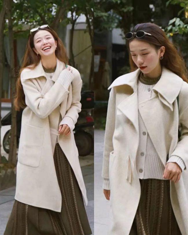 大衣 大衣才是秋冬的王者,这5种颜色的大衣,像模特这样搭配美爆了