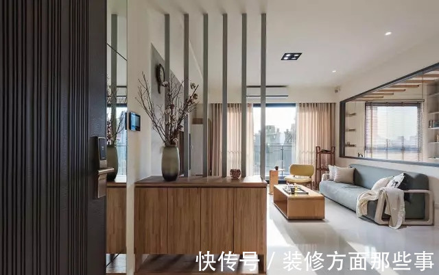 软装|115三居室平软装质感居家舒适,整面墙的收纳柜子十分强大