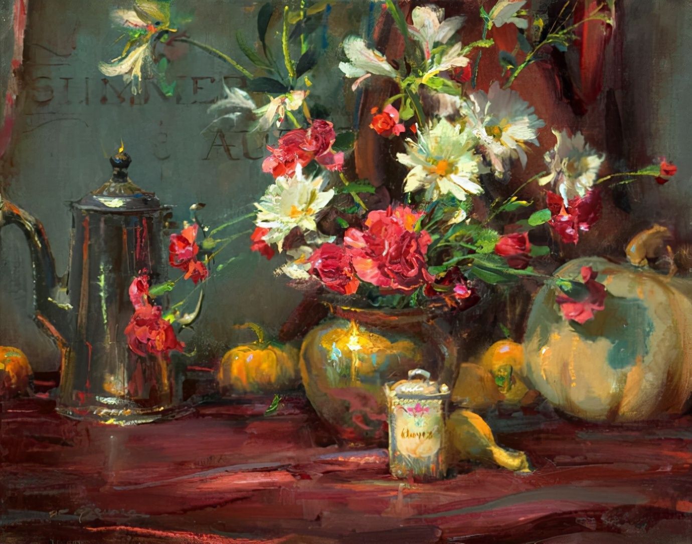 丹尼尔·夫·捷哈兹&美国艺术家丹尼尔·夫·捷哈兹油画中令人怦然心动的美人