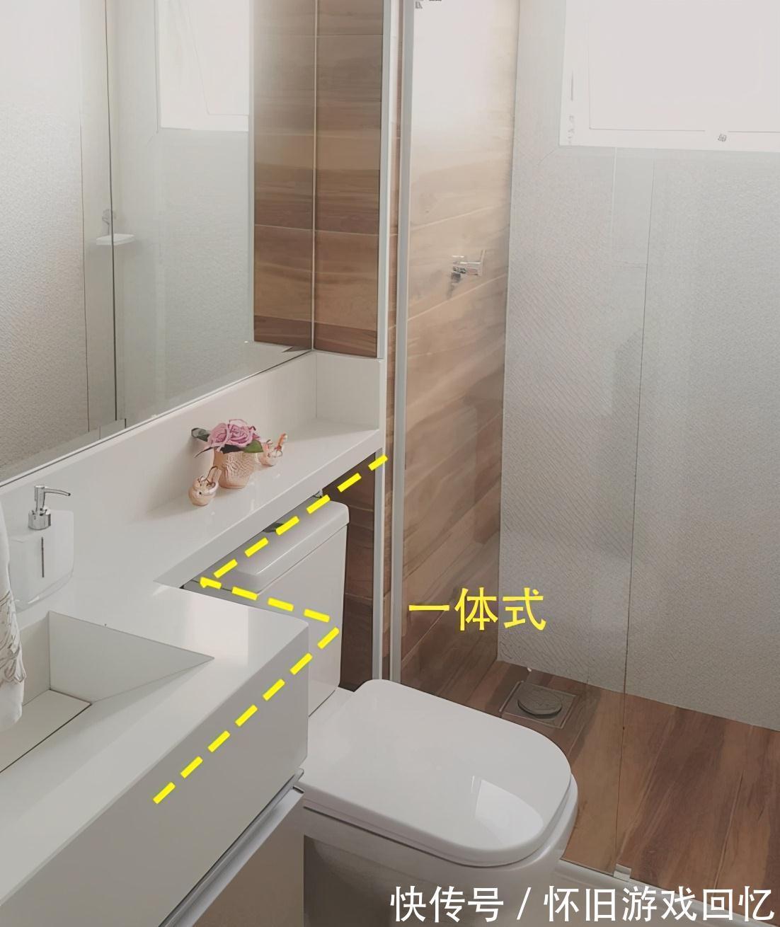 收纳|邻居3㎡卫生间装得真有一手,一体化加强整体感,储物多了不少!