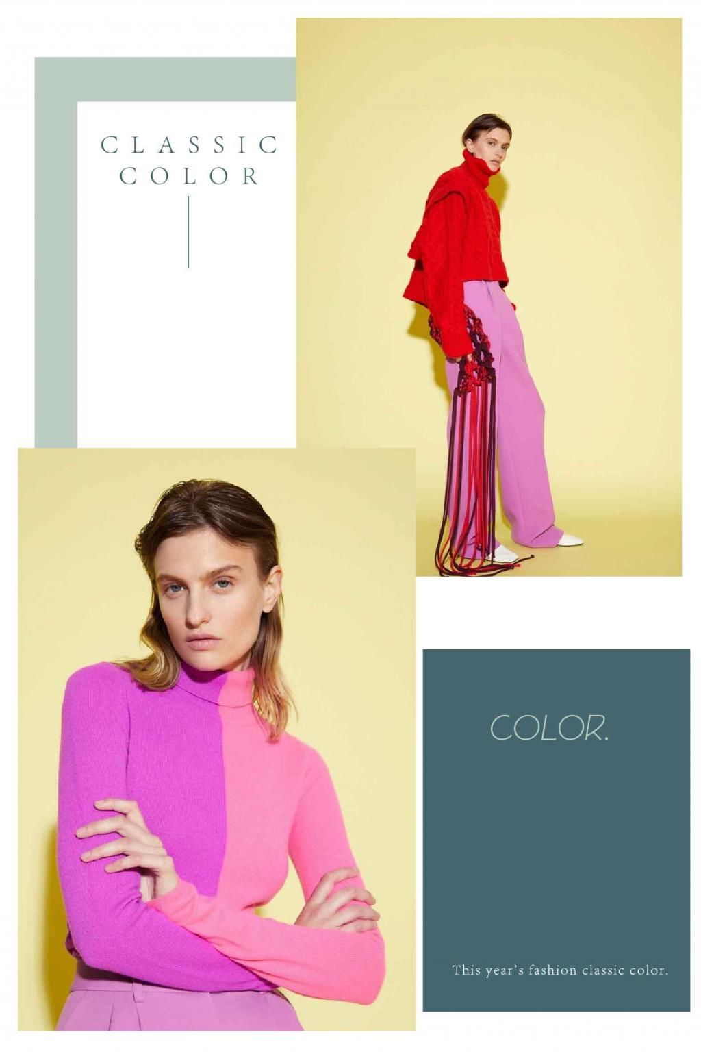 开春赶紧告别黑白灰，彩色毛衣有春日feeling，减龄又清新