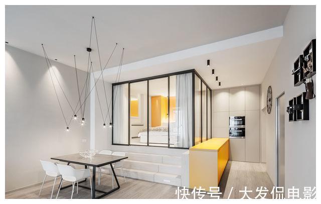 隔断|单间改造设计,就抬高了隔断多出了一个卧室,餐厅厨房卧室都有了