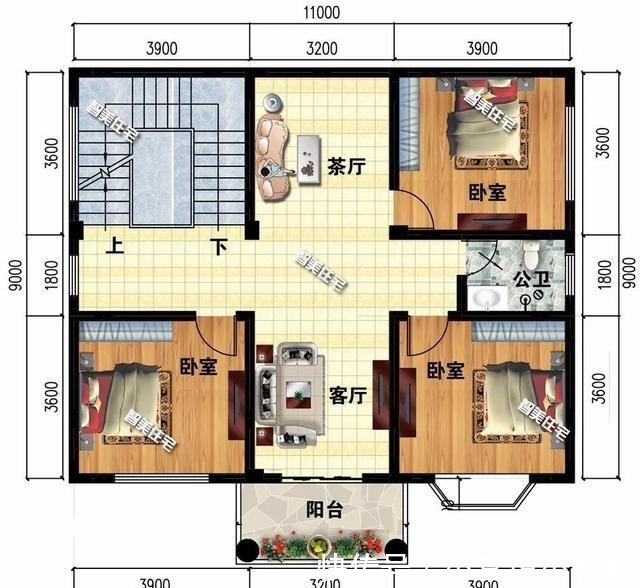 新中式|尺寸相近，简欧和新中式风格设计的两栋别墅，都非常时尚！