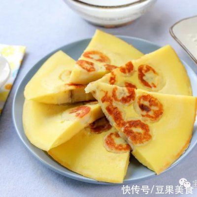 香蕉牛奶饼「宝宝辅食」