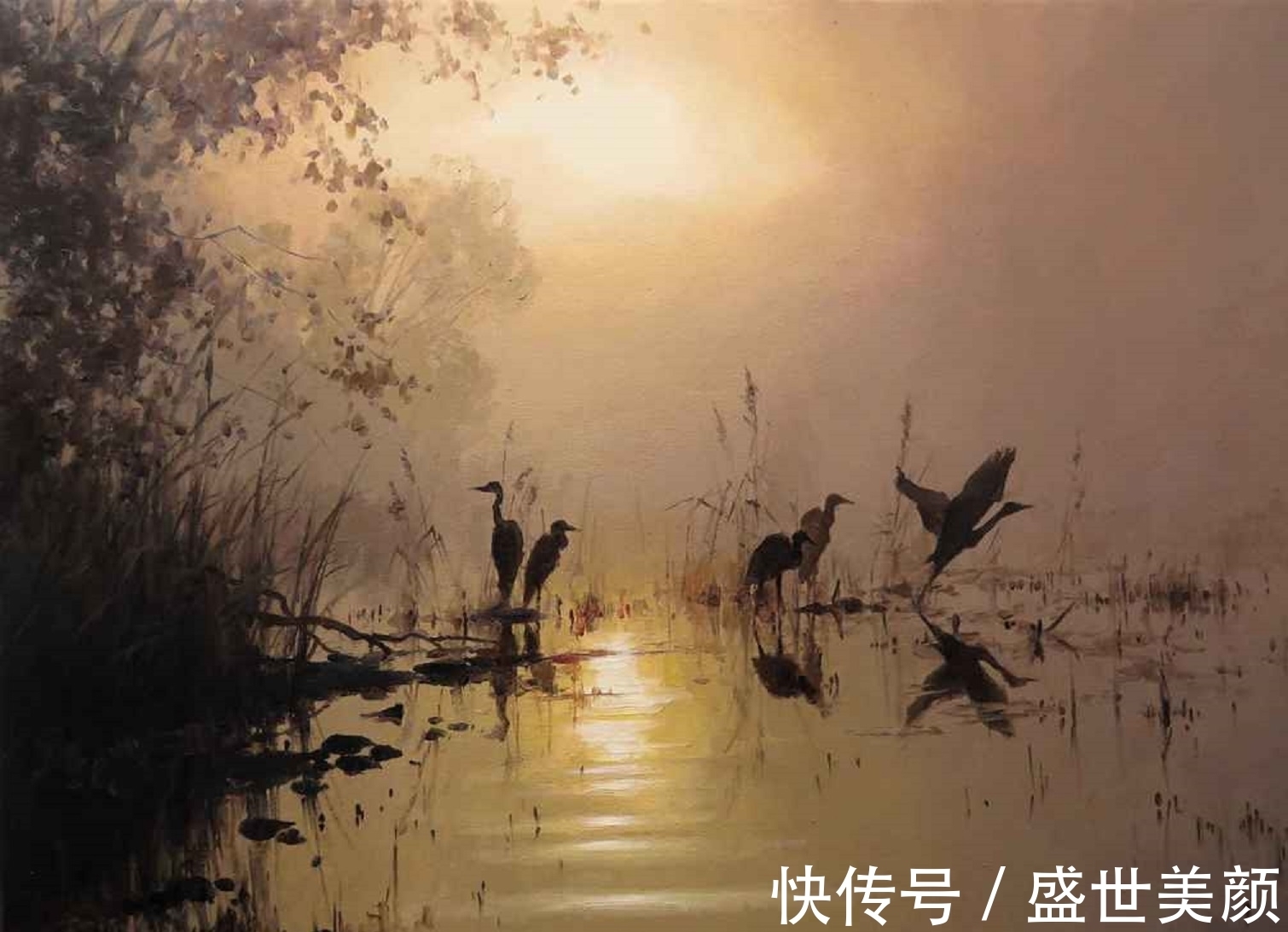 大师$瑰丽的色彩和跳动的光线——俄罗斯大师博日科夫绝美的风景画作