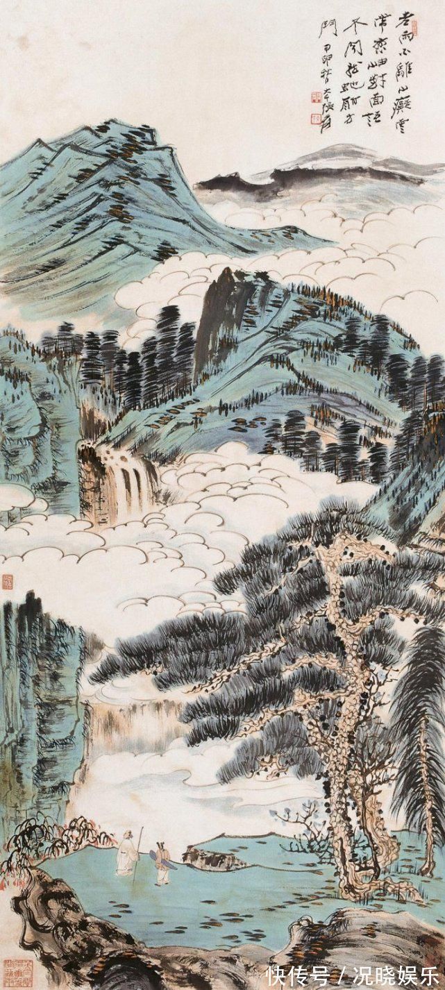 万里长江图$傅雷:张大千作品“俗不可耐,趣味低级,仕女画尤其如此”