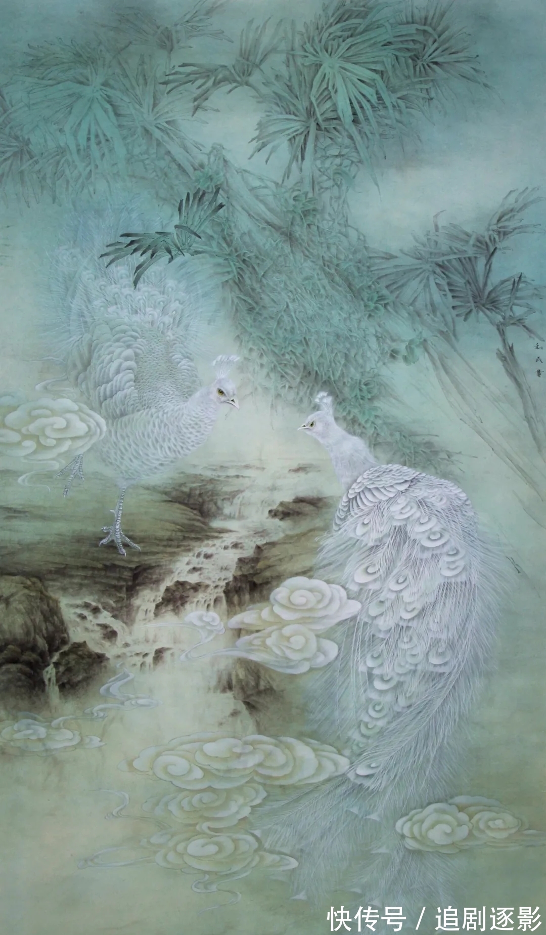 万利民@花鸟画|万利民,一个画孔雀的丹青妙手