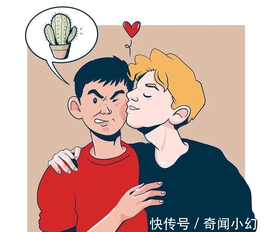 男性朋友!外国小哥用温情的插画,描绘出关于男人之间的浪漫,有点甜蜜