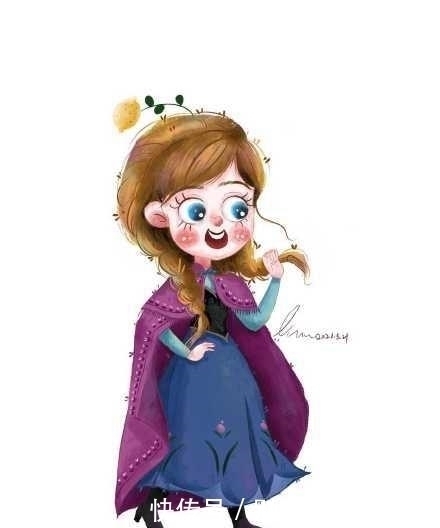 迪士尼公主|插画版的迪士尼公主,乐佩公主粉嫩可爱,茉莉公主气质优雅