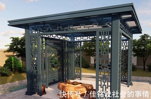 高品质|新中式凉亭让你感受恬静与惬意,品味生活的悠闲时光!