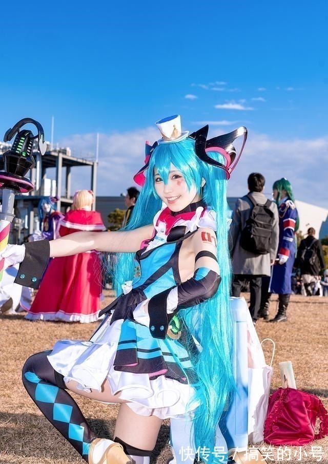 pl漫展cosplay冬展上的初音未来，各种同人和亚种公主殿下
