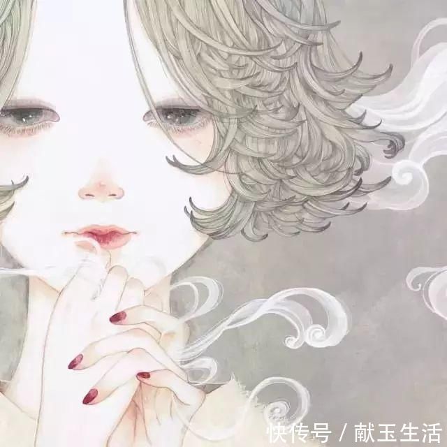 铅笔#她的铅笔插画，画出每个女孩的心声，美到让人陶醉~