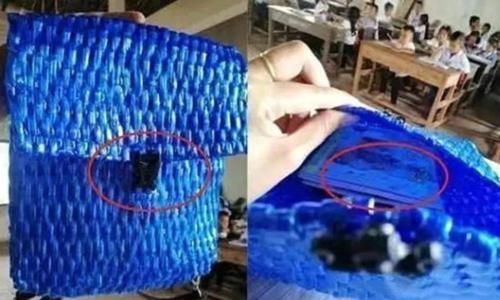 孩子|两个穷人家的“自制书包”扎心了:一个让娃自信,一个让娃自卑